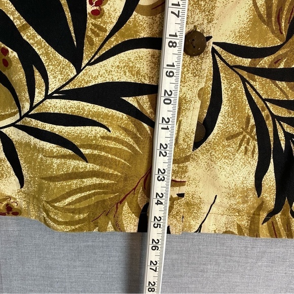 Life Style Shirt / Jacket Sz 2X Floral Jungle Heavy Denim Cotton - Picture 9 of 11